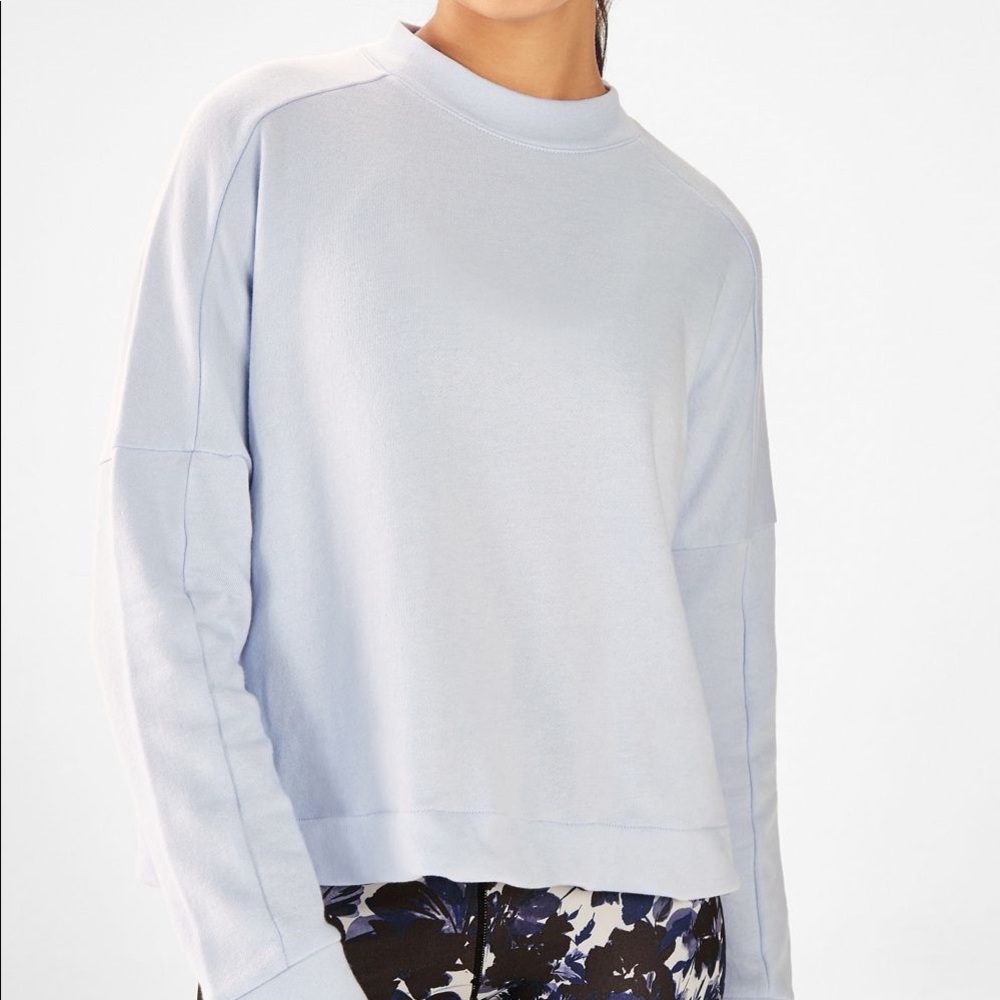 Fabletics Selena Terry High-Low Pullover